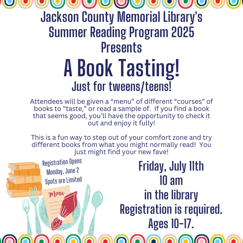 Book Tasting @ SRP 2025 Book Tasting @ SRP 2025